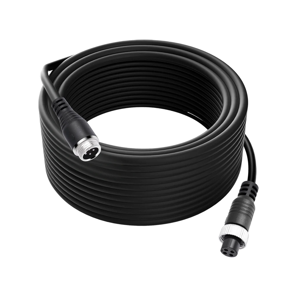 T05C-Video Camera Cable for Rear View Camera and Monitor,4Pin Aviation Extension Cable Extension Wire for Car Truck RV 15m
T05C-Video Camera Cable for Rear View Camera and Monitor,4Pin Aviation Extension Cable Extension Wire for Car Truck RV 15m
