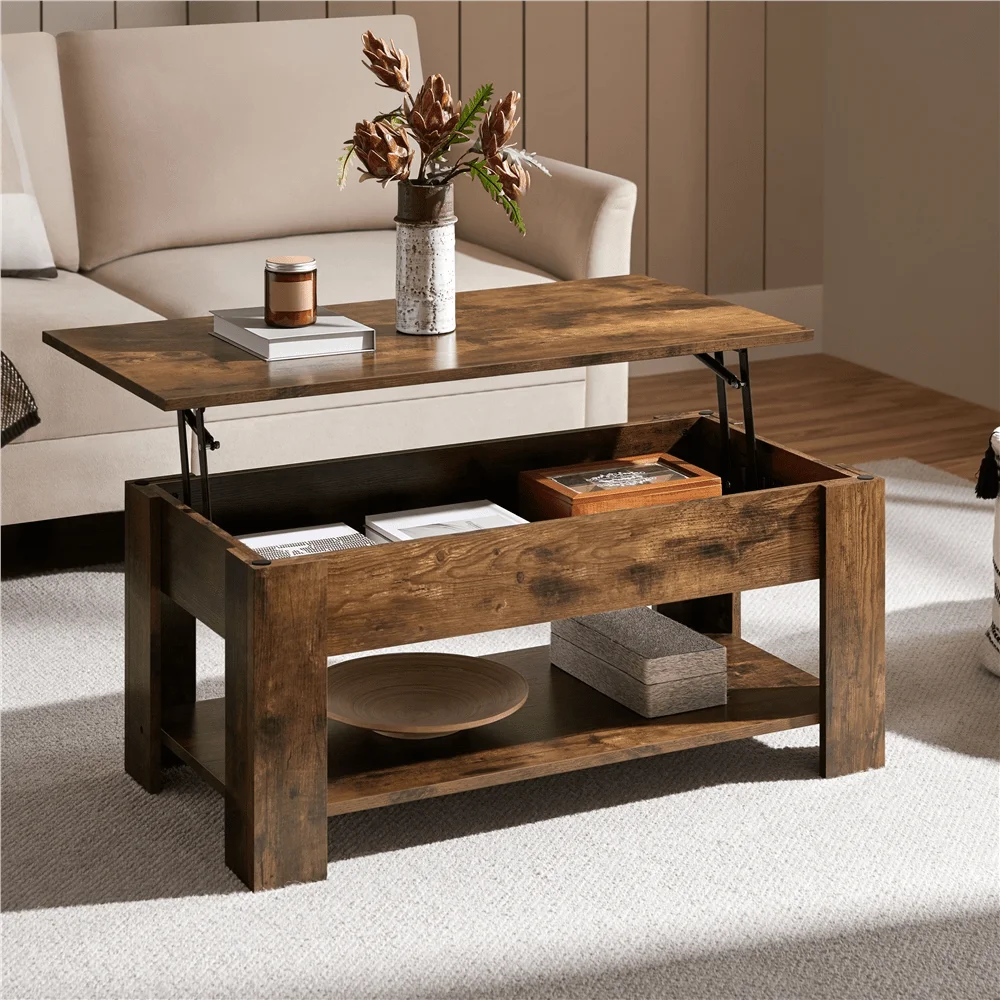 1PC Wooden Lift Top Coffee Table For Living Room
1PC Wooden Lift Top Coffee Table For Living Room