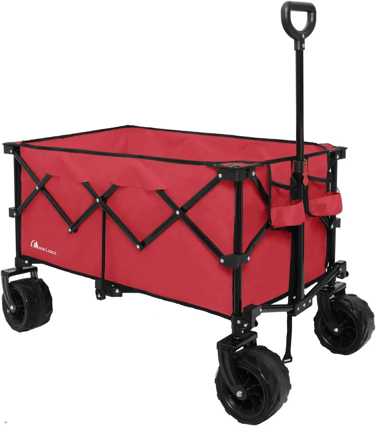 Collapsible Folding Wagon Cart Heavy Duty Folding Garden Portable Hand Cart with All-Terrain Beach Wheels, Adjustable Handle & D
Collapsible Folding Wagon Cart Heavy Duty Folding Garden Portable Hand Cart with All-Terrain Beach Wheels, Adjustable Handle & D