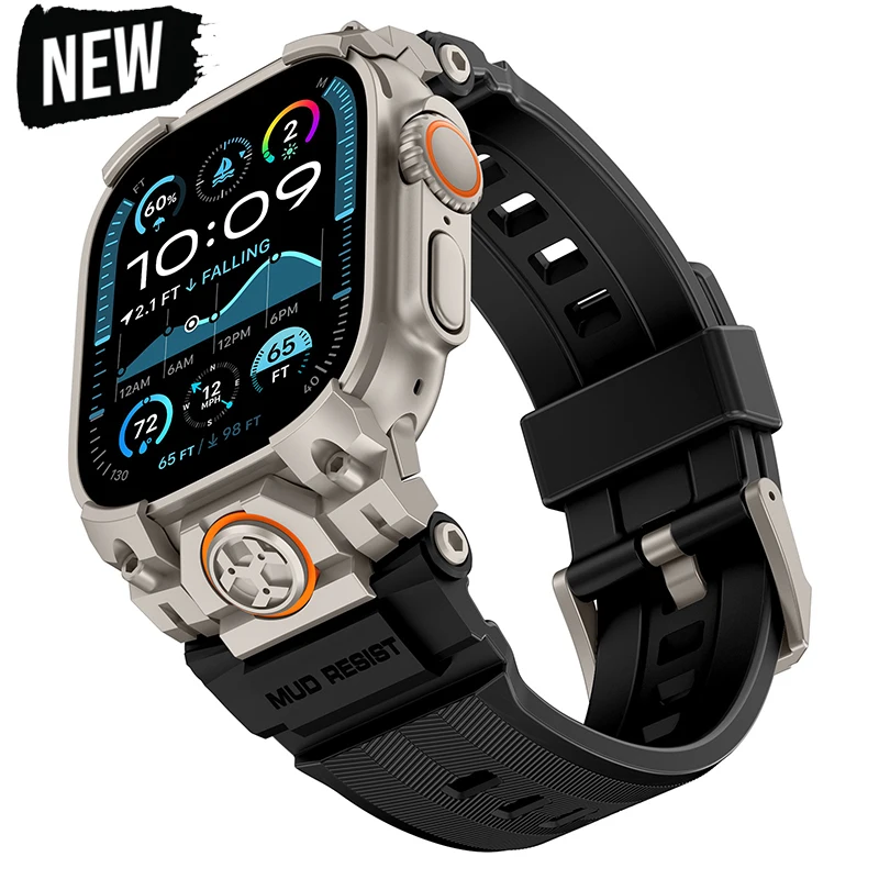 Роскошный ремешок для Apple Watch Ultra 3 49 мм, сменный спортивный силиконовый ремешок для Iwatch Series Ultra 2 1 49 мм, аксессуары для браслетов
Роскошный ремешок для Apple Watch Ultra 3 49 мм, сменный спортивный силиконовый ремешок для Iwatch Series Ultra 2 1 49 мм, аксессуары для браслетов