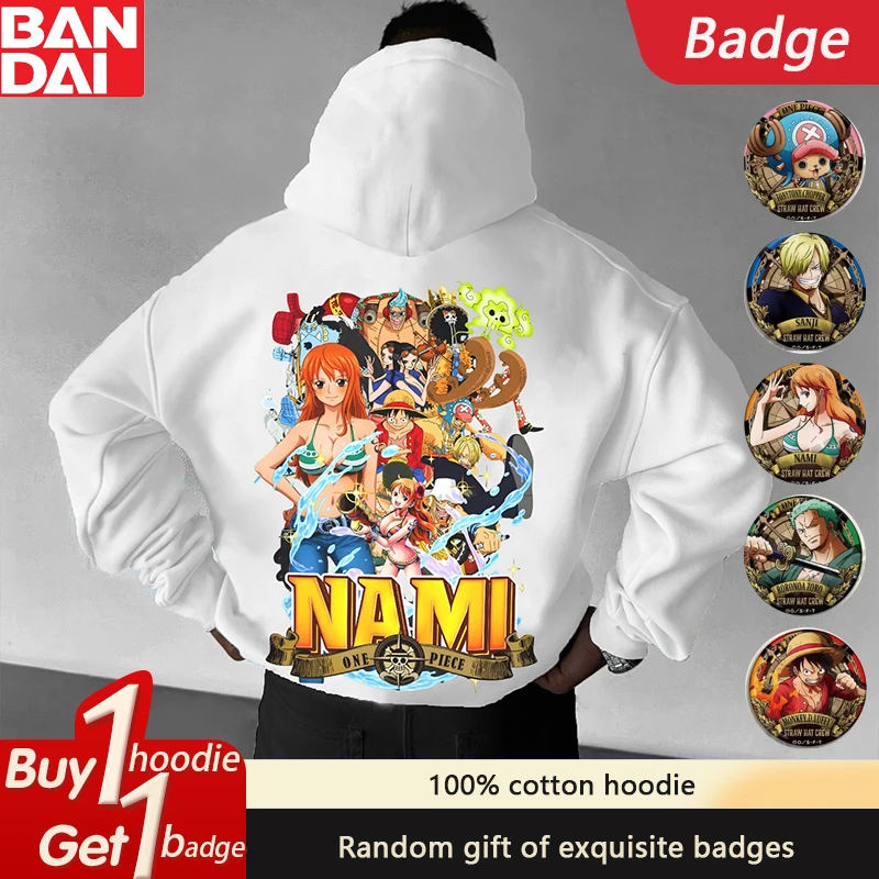 ONE PIECE Joint Luffy Chopper Sauron Hoodie Popular Loose Autumn and Winter Men's and Women's Animation Pure Cotton Sweater
ONE PIECE Joint Luffy Chopper Sauron Hoodie Popular Loose Autumn and Winter Men's and Women's Animation Pure Cotton Sweater
