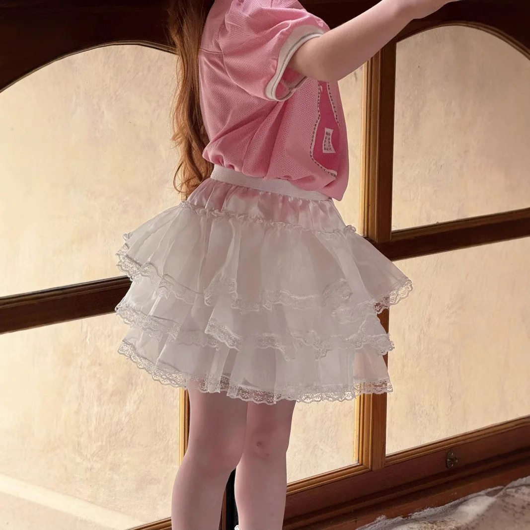 Girls Sweet Skirt 2025 Summer New Girls Puff Mesh Skirt Versatile Children Clothing Girls Fashion Cake Skirt
Girls Sweet Skirt 2025 Summer New Girls Puff Mesh Skirt Versatile Children Clothing Girls Fashion Cake Skirt