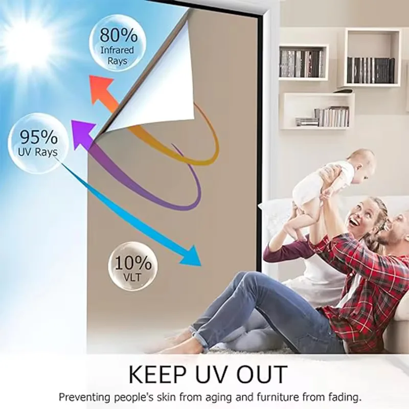 3M UV Blocking Architectural Window Film One Way Mirror Privacy Solar Control for Building Glass Heat Insulation Reflective Tint
3M UV Blocking Architectural Window Film One Way Mirror Privacy Solar Control for Building Glass Heat Insulation Reflective Tint