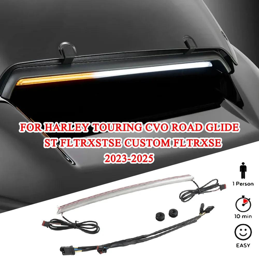 LED Accent Light Fit For Harley Touring FLTRXSTSE FLTRXSE CVO Road Glide ST 2023-2025 Waterproof Batwing Vent Trim Durable
LED Accent Light Fit For Harley Touring FLTRXSTSE FLTRXSE CVO Road Glide ST 2023-2025 Waterproof Batwing Vent Trim Durable