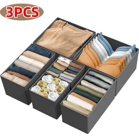 Wardrobe Storage Box Foldable Cabinets Underwear Organizers Baby Drawers Organizer Wardrobe Clothes Organizer For Underwear Socks Pants Foldable Storage Box