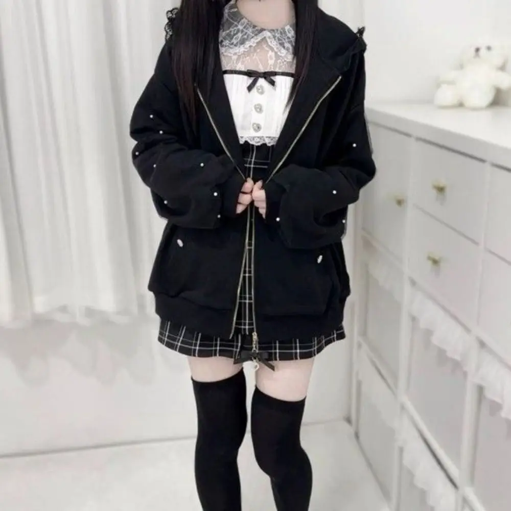 Толстовка с длинными рукавами и заячьими ушками, толстая теплая зима-осень, толстовка с заячьими ушками, кавайный женский топ, кардиганы, женские Y2K
Толстовка с длинными рукавами и заячьими ушками, толстая теплая зима-осень, толстовка с заячьими ушками, кавайный женский топ, кардиганы, женские Y2K