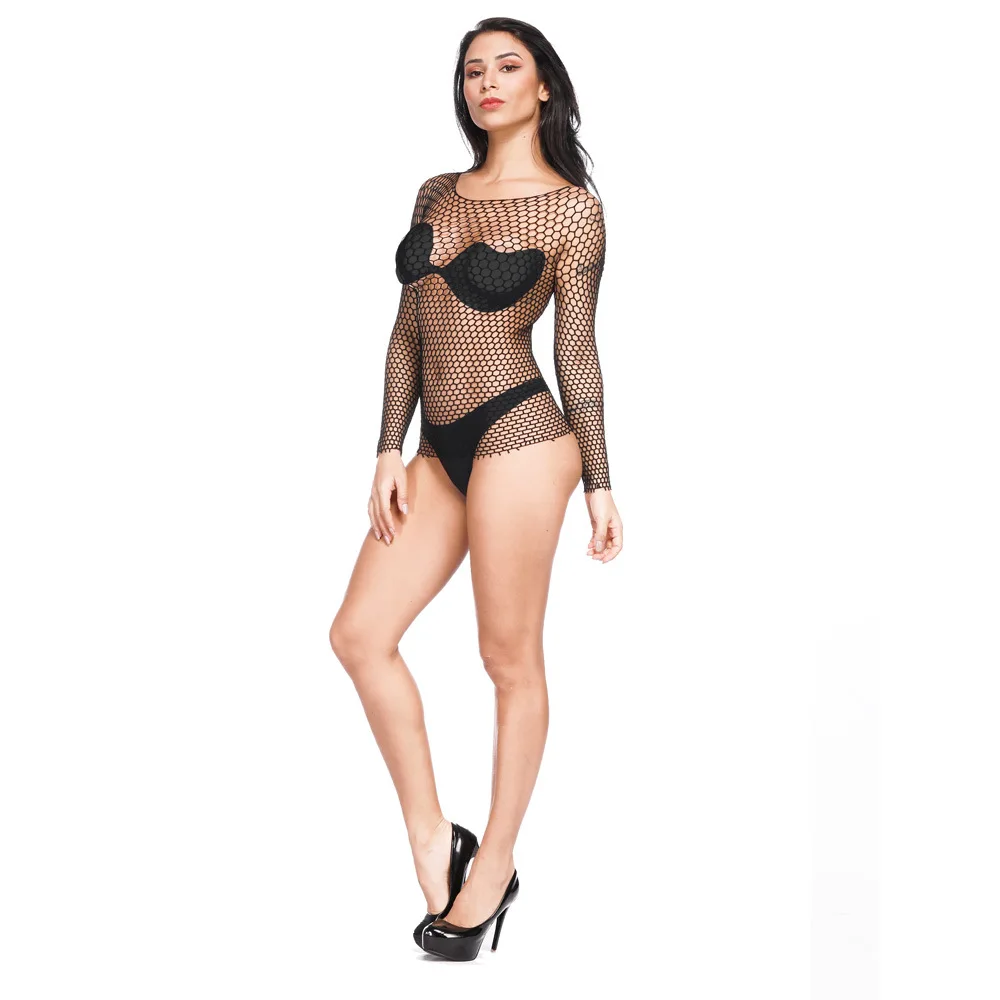 Plus Size Ladies Seductive Mesh Catsuit Lingerie Open Crotch See-Through Tight-Fitting for Role Play Fantasy Costume
Plus Size Ladies Seductive Mesh Catsuit Lingerie Open Crotch See-Through Tight-Fitting for Role Play Fantasy Costume