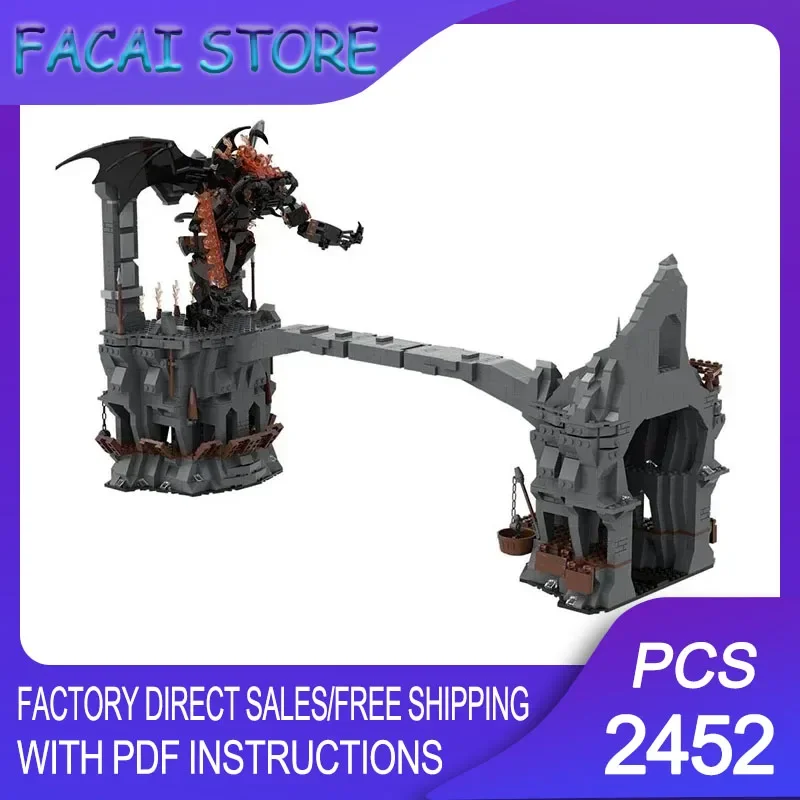 Moc Building Blocks Dum Bridge Model Technology Bricks DIY Magical Rings Movie Scene Assembly Street View Toys Construstion Gift
Moc Building Blocks Dum Bridge Model Technology Bricks DIY Magical Rings Movie Scene Assembly Street View Toys Construstion Gift