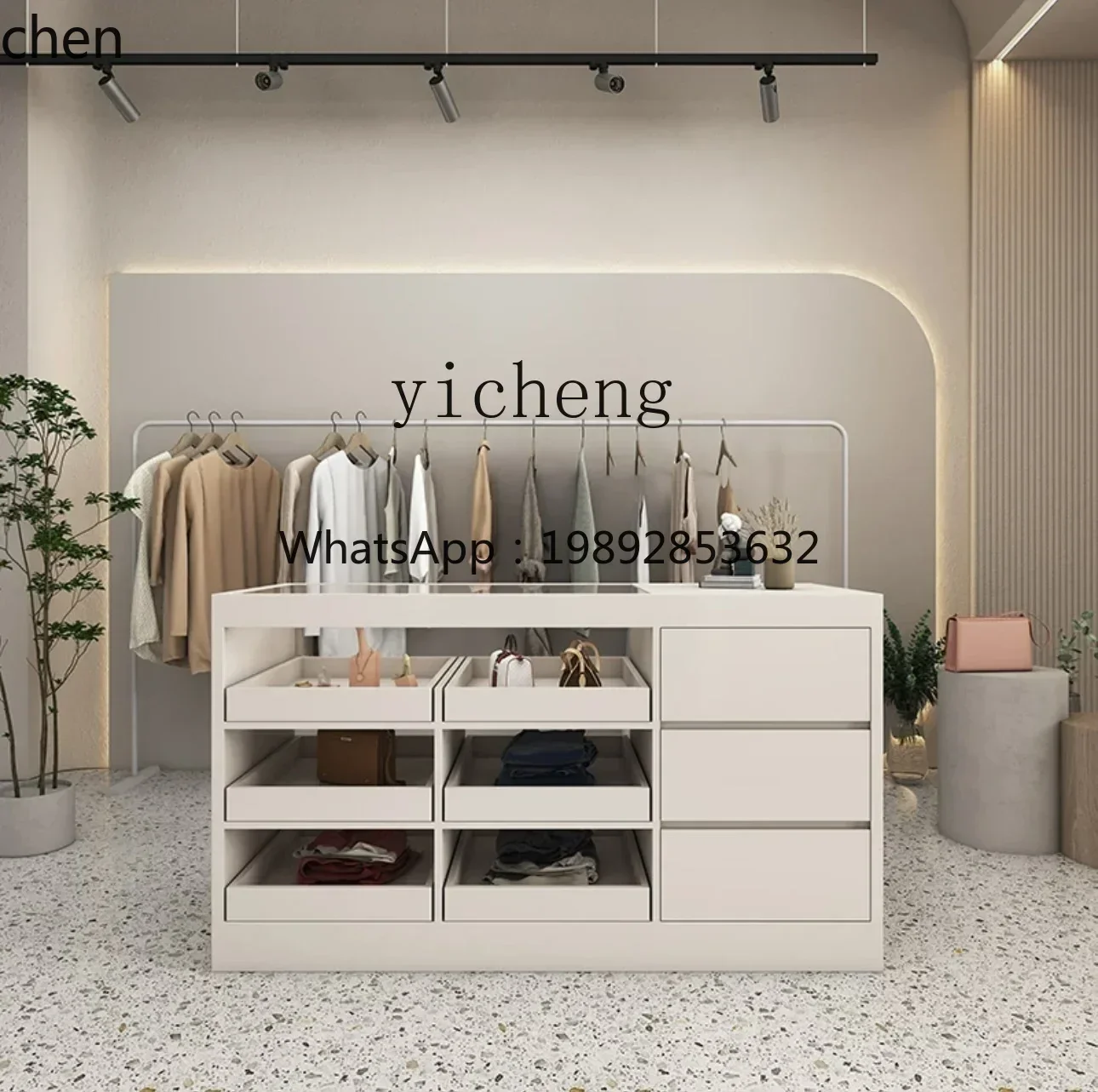 PYH Modern Wooden Display Rack Middle Island Table Display Locker Paint Clothing Store Decorations Cabinet
PYH Modern Wooden Display Rack Middle Island Table Display Locker Paint Clothing Store Decorations Cabinet
