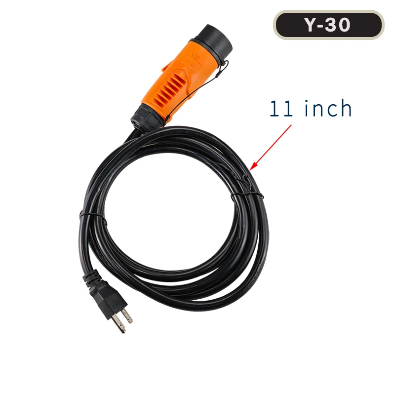 11 FT EV car Charging Power US Plug with cable YEEDA Y-30 16A Universal Wuling LvTong electric vehicle golf cart
11 FT EV car Charging Power US Plug with cable YEEDA Y-30 16A Universal Wuling LvTong electric vehicle golf cart