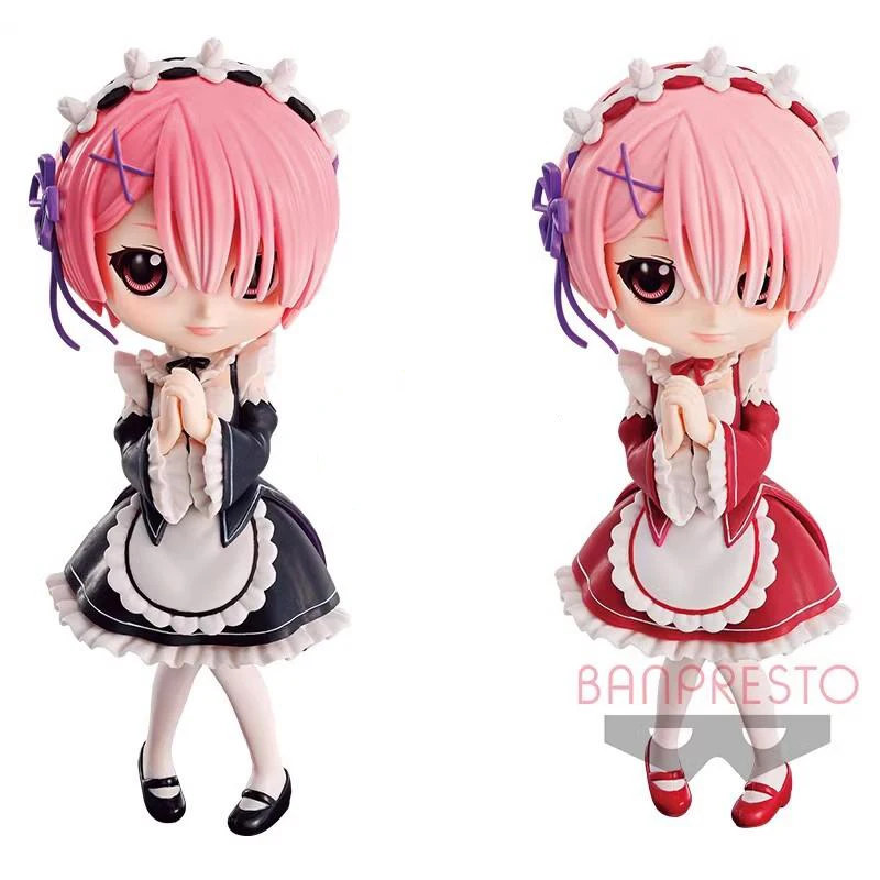 14cm Genuine Bandai Re kara Hajimaru Isekai Seikatsu Q posket Ram maid Anime Action Figure Model Toys Gift for Birthday
14cm Genuine Bandai Re kara Hajimaru Isekai Seikatsu Q posket Ram maid Anime Action Figure Model Toys Gift for Birthday
