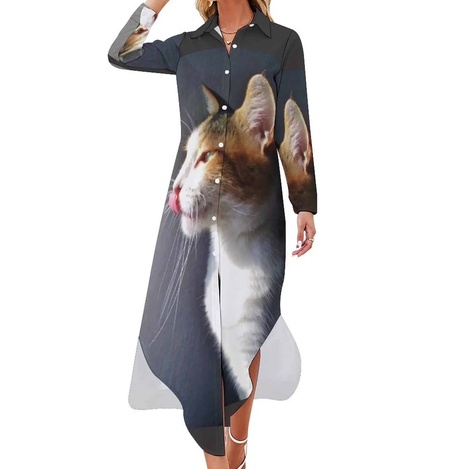 My friend Lily's cat Long Sleeved Shirt Dress luxury woman evening dress Bride dresses luxury evening dresses for women 2024
My friend Lily's cat Long Sleeved Shirt Dress luxury woman evening dress Bride dresses luxury evening dresses for women 2024