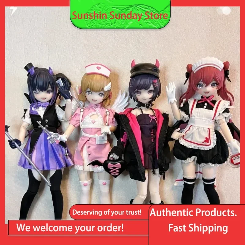 Аутентичная световая кукла Nightmare Twin BJD, специальная шестоя коллекционная фигурка, милый женский подарок, модная слепая коробка, игрушечный дисплей
Аутентичная световая кукла Nightmare Twin BJD, специальная шестоя коллекционная фигурка, милый женский подарок, модная слепая коробка, игрушечный дисплей