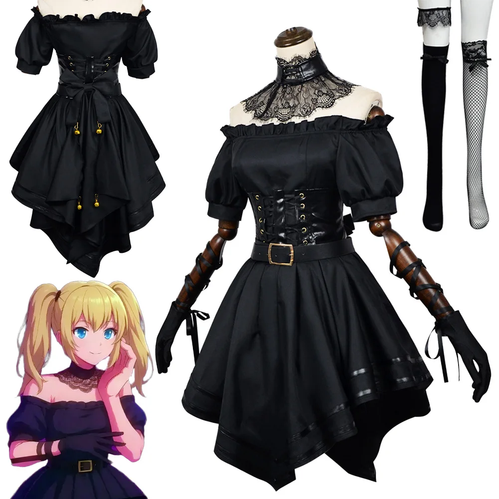 Fantasia Grok Ani Cosplay Gothic Dress Clothing AI Girlfriend Disfraz Costume Women Fantasy Halloween Carnival Party Clothes
Fantasia Grok Ani Cosplay Gothic Dress Clothing AI Girlfriend Disfraz Costume Women Fantasy Halloween Carnival Party Clothes