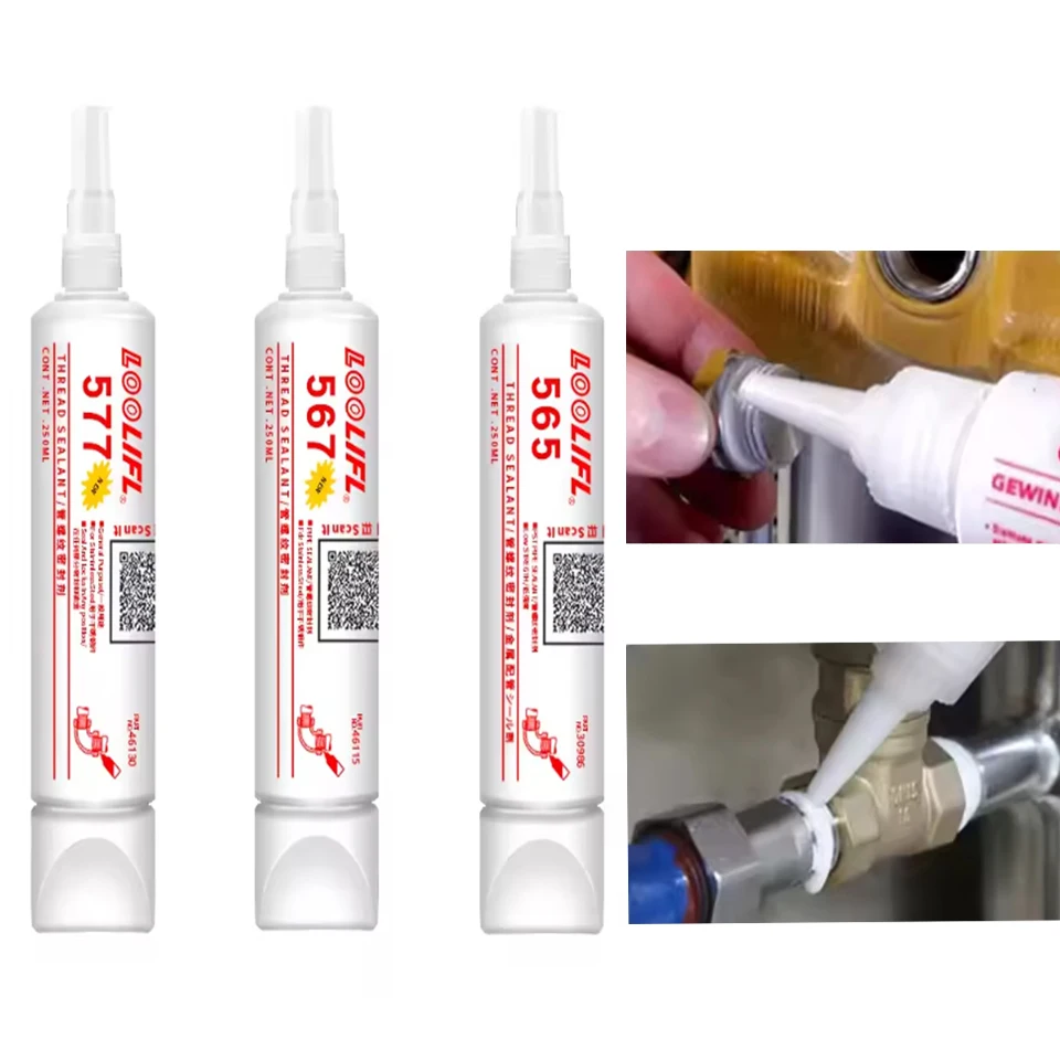 250ml Loctitt 577 565 567 Pipe sealing glue Detachable metal piping Anaerobic glue Metal liquid raw material tape
250ml Loctitt 577 565 567 Pipe sealing glue Detachable metal piping Anaerobic glue Metal liquid raw material tape