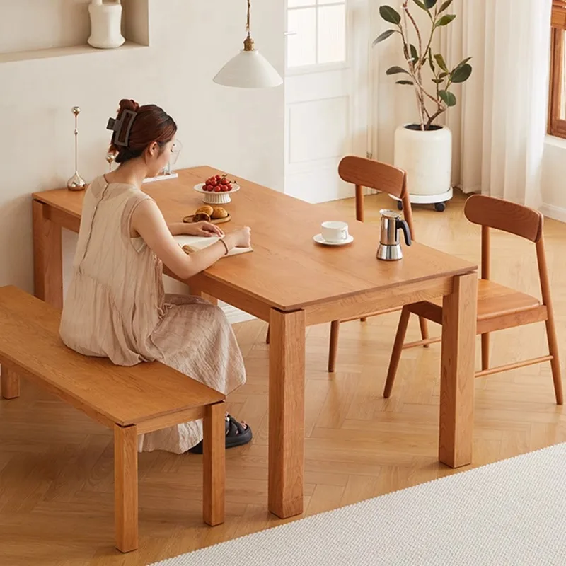 Customizable Nordic all solid wood dining table and chair combination household dining table
Customizable Nordic all solid wood dining table and chair combination household dining table