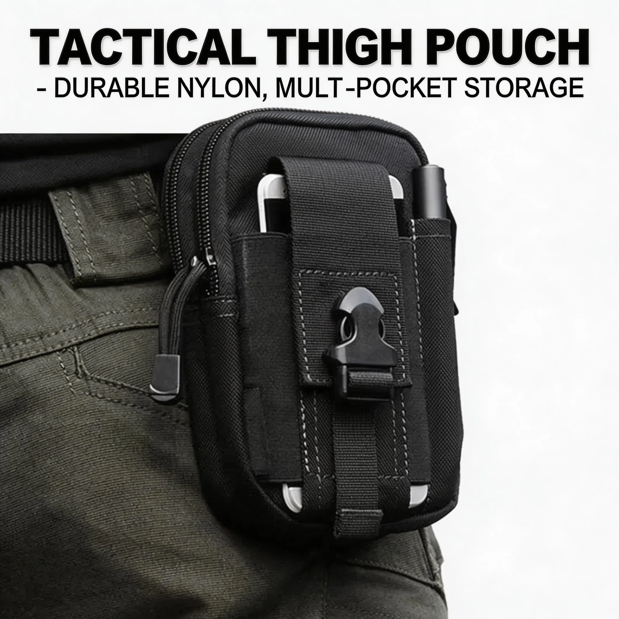 Tactical Leg Bag Fanny Pack Men Camouflage Riding Locomotive Multifunctional Belt Leggings Hanging Waist Bag Pochete Heavy Duty
Tactical Leg Bag Fanny Pack Men Camouflage Riding Locomotive Multifunctional Belt Leggings Hanging Waist Bag Pochete Heavy Duty