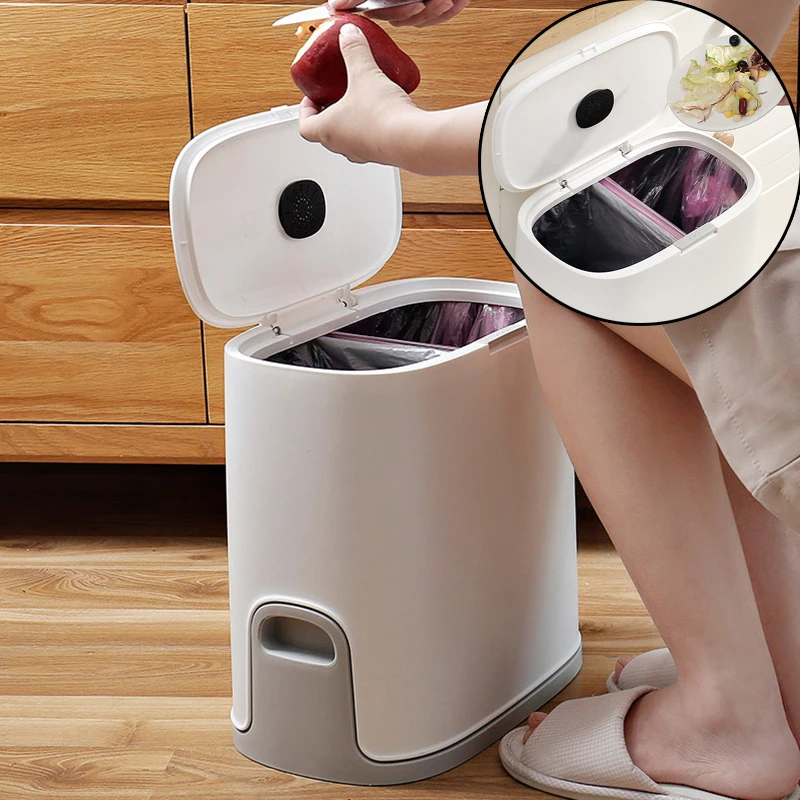 16L Large capacity Trash Can Household Trash Bin Bathroom Storage Bucket Toilet Waterproof Trash Bin Kitchen Garbage sorting Wit
16L Large capacity Trash Can Household Trash Bin Bathroom Storage Bucket Toilet Waterproof Trash Bin Kitchen Garbage sorting Wit
