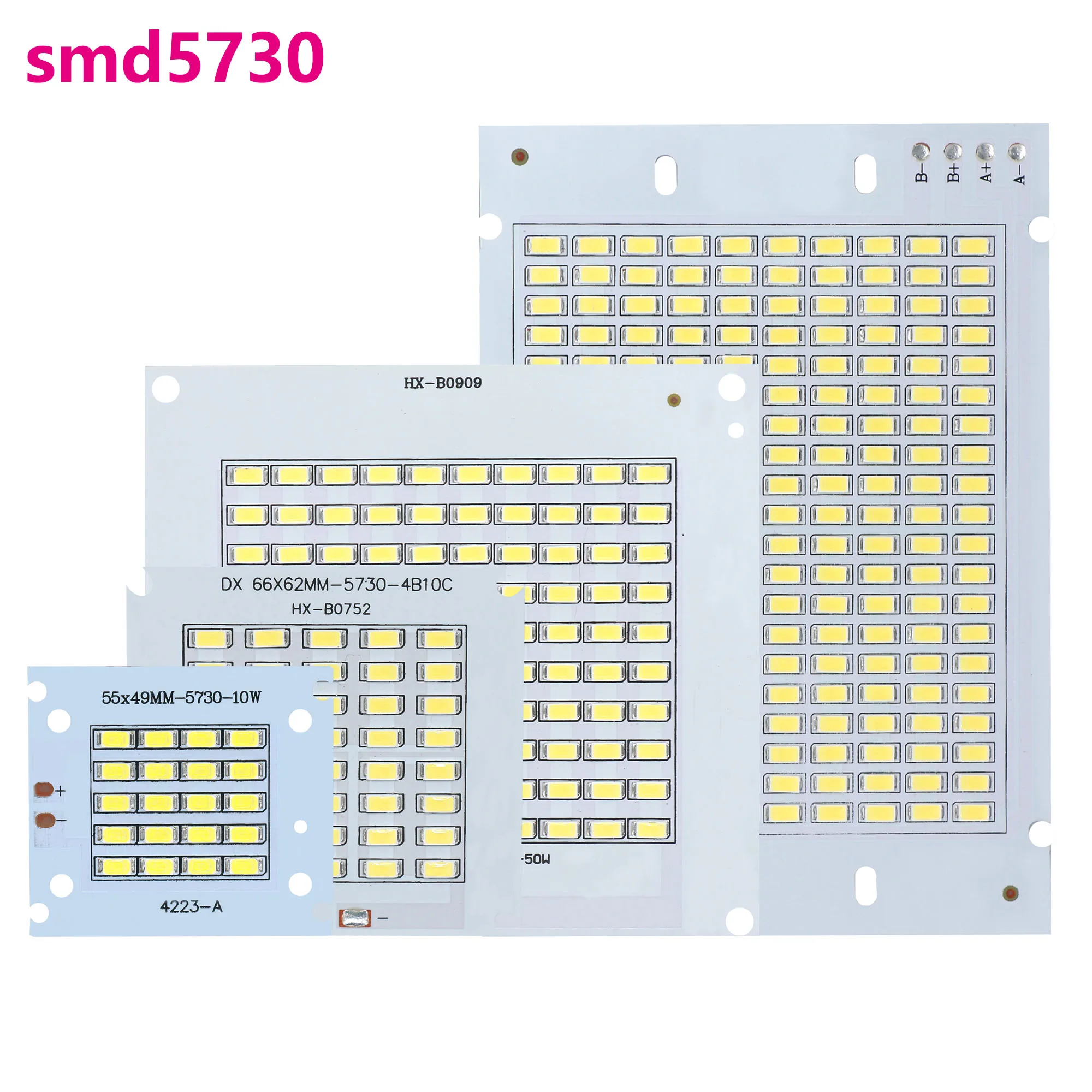 LED Chip SMD5730 led smd board 10W 20W 30W 50W 100W 150W 200W Smart IC 32-36V DIY For Outdoor Lighting Spotlight white rectangle
LED Chip SMD5730 led smd board 10W 20W 30W 50W 100W 150W 200W Smart IC 32-36V DIY For Outdoor Lighting Spotlight white rectangle