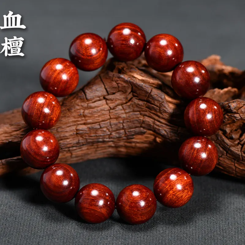 African Pterocarpus Santalinus Blood Sandalwood Single-loop Bracelet: Straight-grain Plain Round Unisex Ethnic Gift
African Pterocarpus Santalinus Blood Sandalwood Single-loop Bracelet: Straight-grain Plain Round Unisex Ethnic Gift