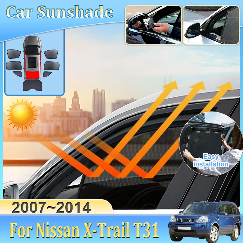 Солнцезащитный козырек для автомобиля Nissan X-Trail T31 X Trail 2007-2014 2012, сетчатая шторка, блокирующая УФ-лучи, шторка на раму лобового стекла, автомобильные аксессуары
Солнцезащитный козырек для автомобиля Nissan X-Trail T31 X Trail 2007-2014 2012, сетчатая шторка, блокирующая УФ-лучи, шторка на раму лобового стекла, автомобильные аксессуары