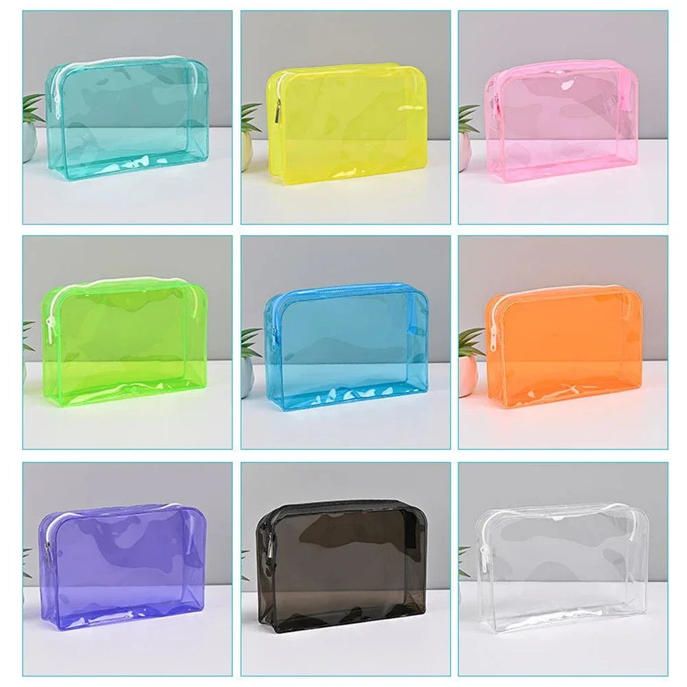 Colorful Transparent Cosmetic Bag Women Makeup Wash Bag Large Capacity Travel Cosmetics Organizer Makeup Pouch
Colorful Transparent Cosmetic Bag Women Makeup Wash Bag Large Capacity Travel Cosmetics Organizer Makeup Pouch