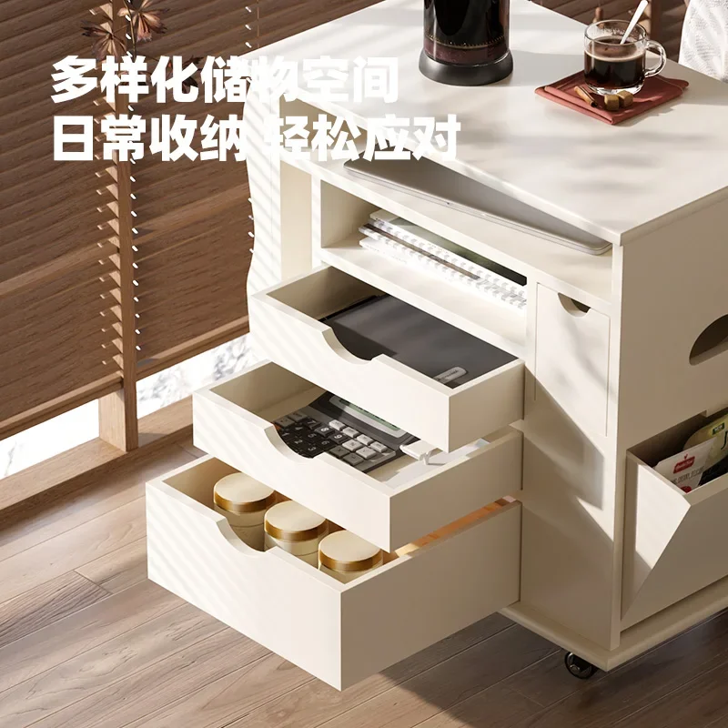 Sofa Side Cabinet Side Cabinet Movable Small Coffee Table Living Room Side Cabinet Household Cream Wind Edge Small Table Corner
Sofa Side Cabinet Side Cabinet Movable Small Coffee Table Living Room Side Cabinet Household Cream Wind Edge Small Table Corner