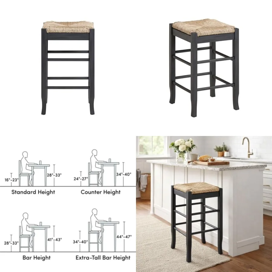 Square Rush Backless Counter Stool Finish
Square Rush Backless Counter Stool Finish
