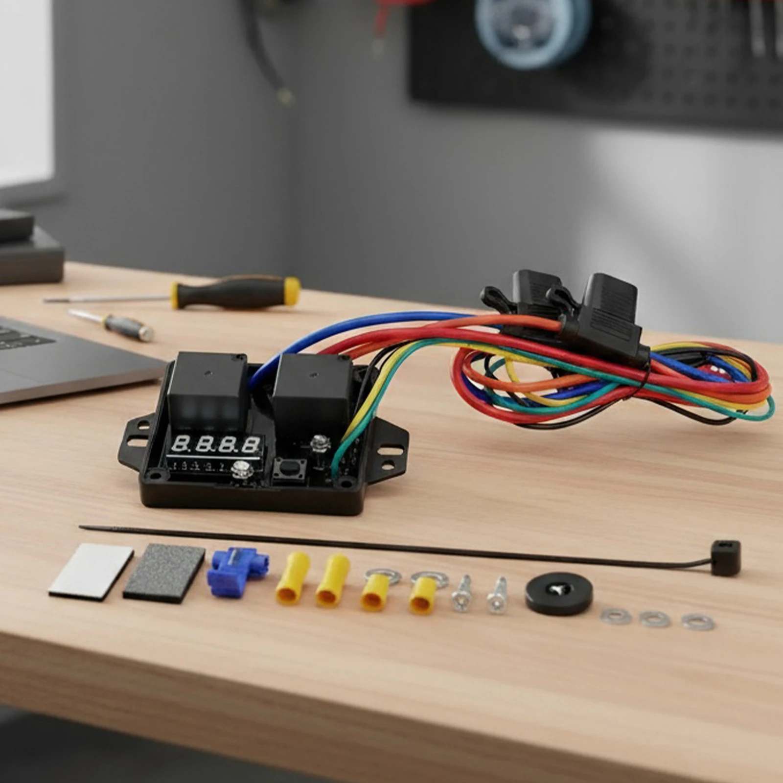 12 В/24 В комплект контроллера температуры вентилятора, регулируемый светодиодный дисплей, комплект переключателя вентилятора, цифровой радиатор, контроллер вентилятора, автомобильные аксессуары
12 В/24 В комплект контроллера температуры вентилятора, регулируемый светодиодный дисплей, комплект переключателя вентилятора, цифровой радиатор, контроллер вентилятора, автомобильные аксессуары