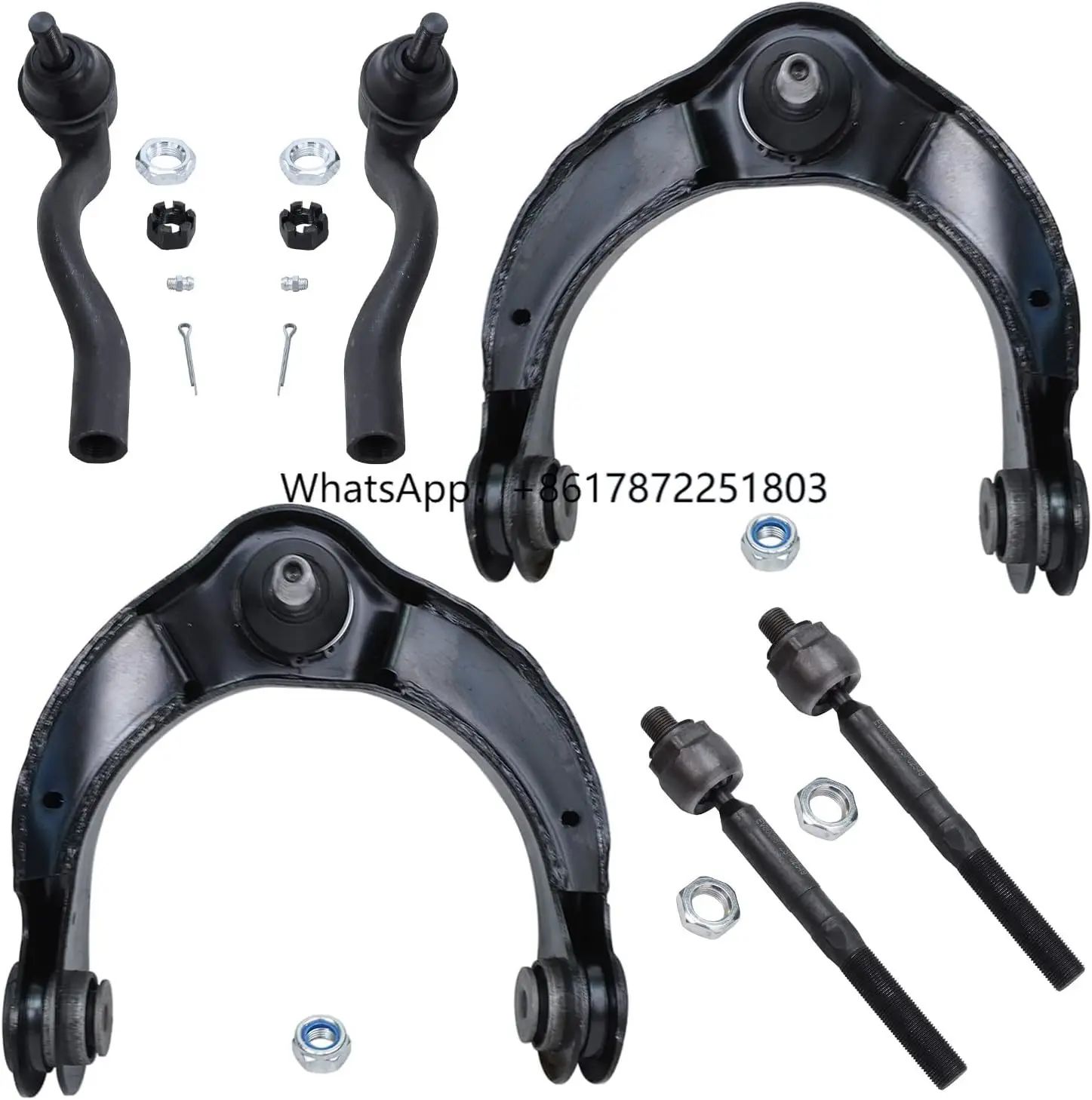 Front End Suspension Kit for 11-15 Jeep Grand Cherokee Dodge Durango,4 Control Arms 2 Ball Joints 2 Boots 4 Tie Rods Replacement
Front End Suspension Kit for 11-15 Jeep Grand Cherokee Dodge Durango,4 Control Arms 2 Ball Joints 2 Boots 4 Tie Rods Replacement