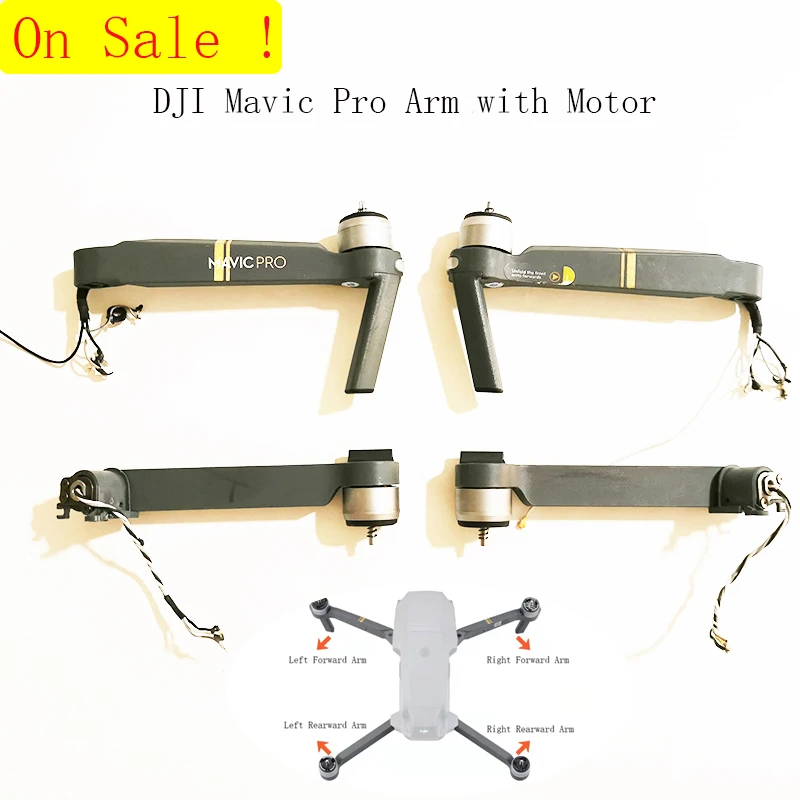 Used Original Front Back Left Right Mavic Pro Motor Arm Spare Parts for DJI Mavic Pro Arm with Motor Repair Accessories
Used Original Front Back Left Right Mavic Pro Motor Arm Spare Parts for DJI Mavic Pro Arm with Motor Repair Accessories