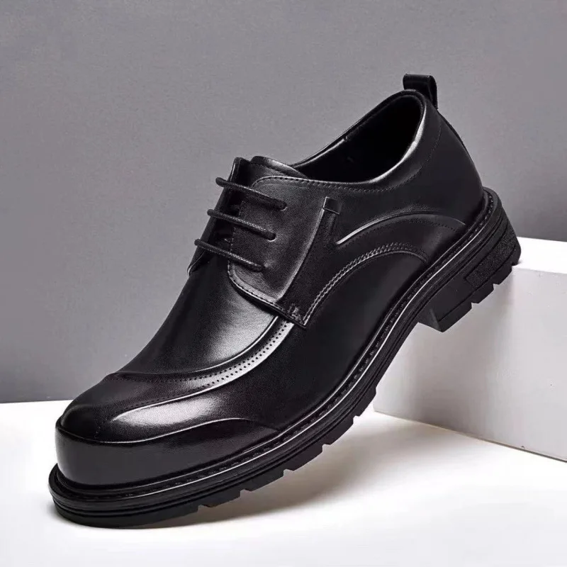 Autumn Winter Men Shoes Genuine Leather Business Dress Casual Shoes Men Wedding Shoes
Autumn Winter Men Shoes Genuine Leather Business Dress Casual Shoes Men Wedding Shoes