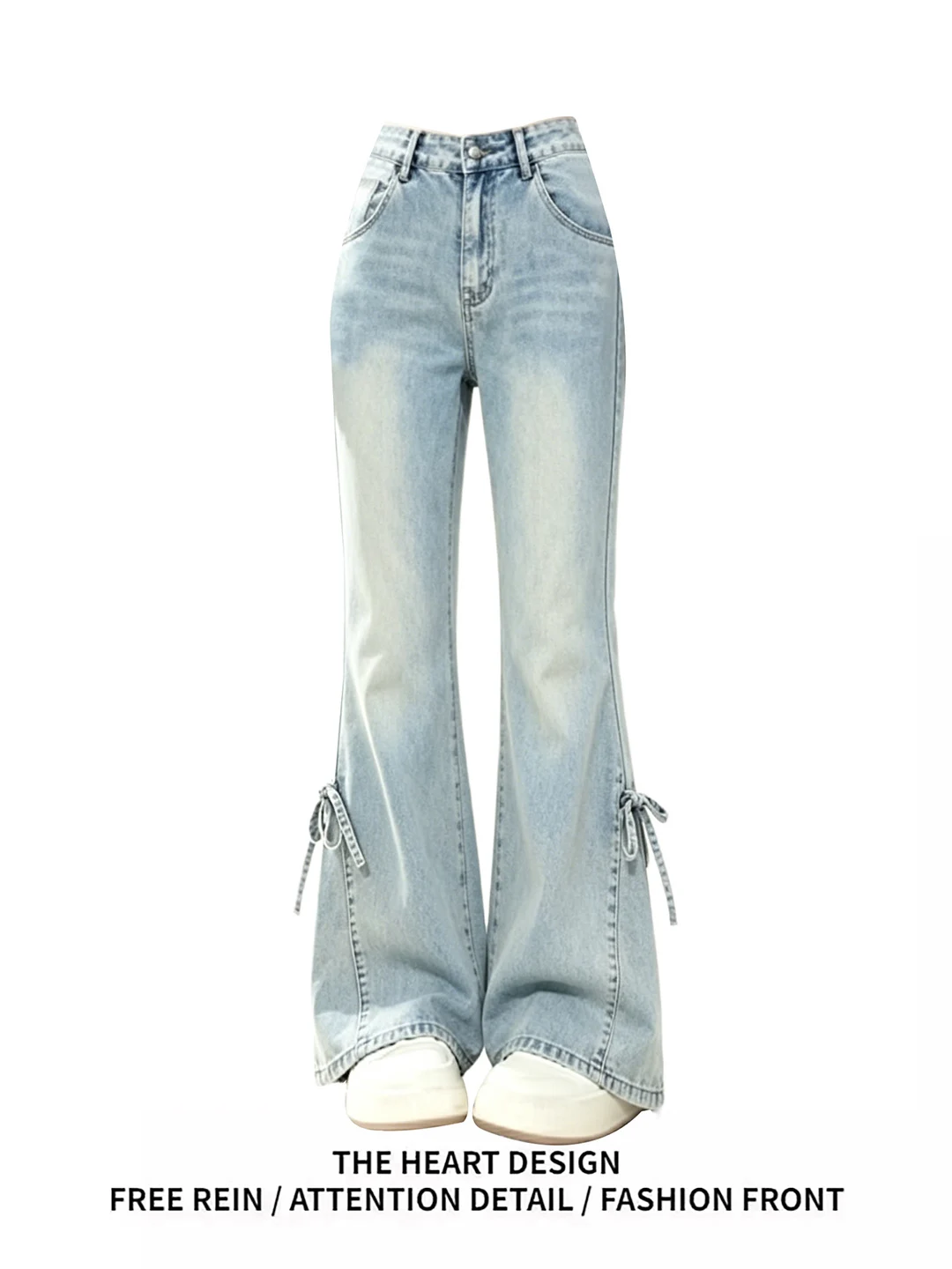 American Design Knot Bell Bottom Jeans Women Summer New Style Light Color Slimming Long Pants Trendy High Waist Denim
American Design Knot Bell Bottom Jeans Women Summer New Style Light Color Slimming Long Pants Trendy High Waist Denim