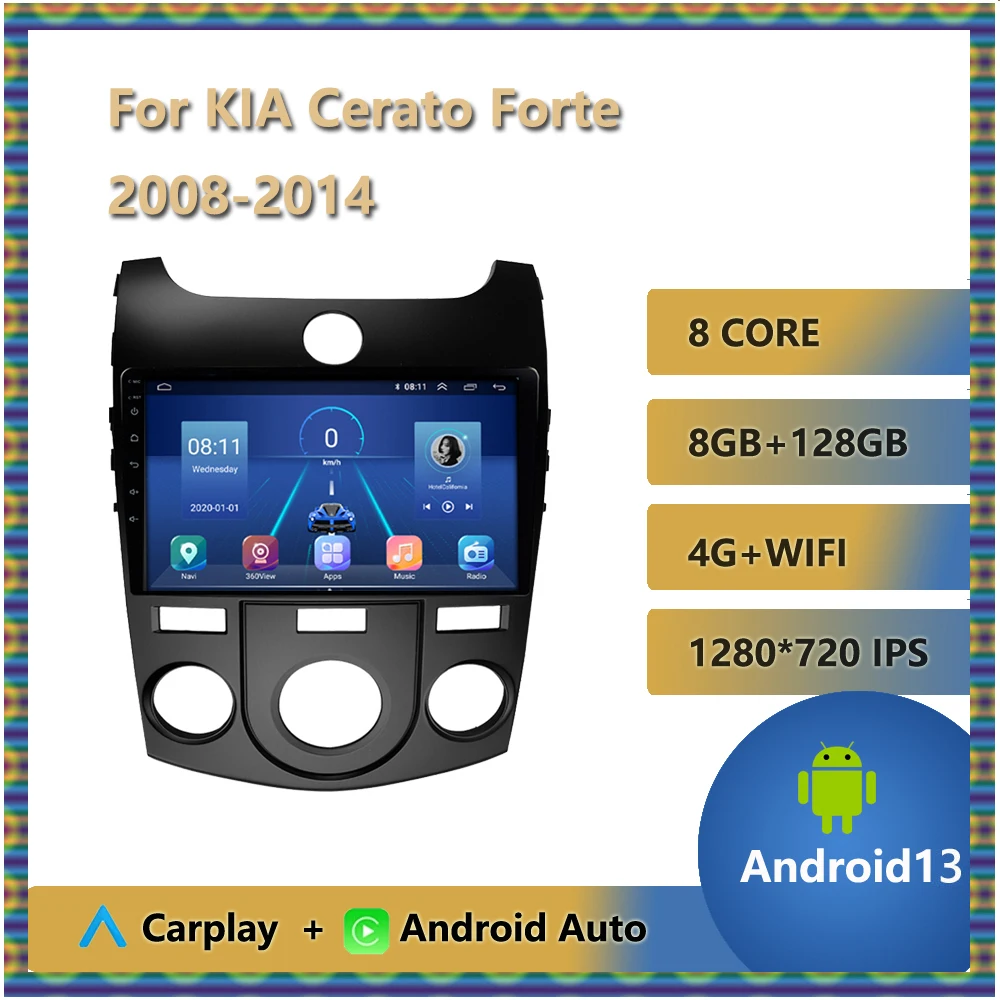 2 Din Android 12 Auto Wireless Carplay Car Radio For KIA Cerato Forte 2008 - 2014 GPS Navigator Head Unit Mirror Link Autoradio
2 Din Android 12 Auto Wireless Carplay Car Radio For KIA Cerato Forte 2008 - 2014 GPS Navigator Head Unit Mirror Link Autoradio