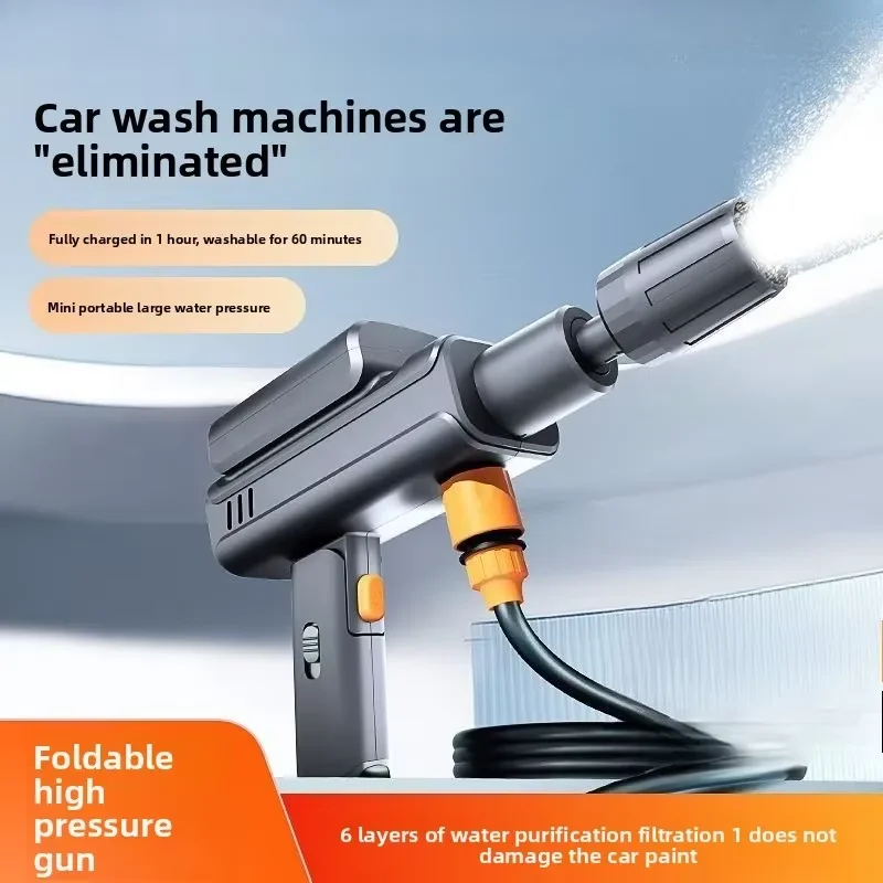 Car Washing Machine Water Gun High Pressure Household Folding Mini Wireless Electric New Supercharging Artifact Rechargeab
Car Washing Machine Water Gun High Pressure Household Folding Mini Wireless Electric New Supercharging Artifact Rechargeab