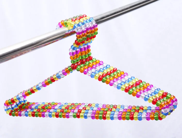 5Pcs/lot Colorful Bead Plastic Clothes Hanger, Anti-slip, Acrylic Clothes Hanger, Arc-shaped, Can Rotate 360 Degrees
5Pcs/lot Colorful Bead Plastic Clothes Hanger, Anti-slip, Acrylic Clothes Hanger, Arc-shaped, Can Rotate 360 Degrees