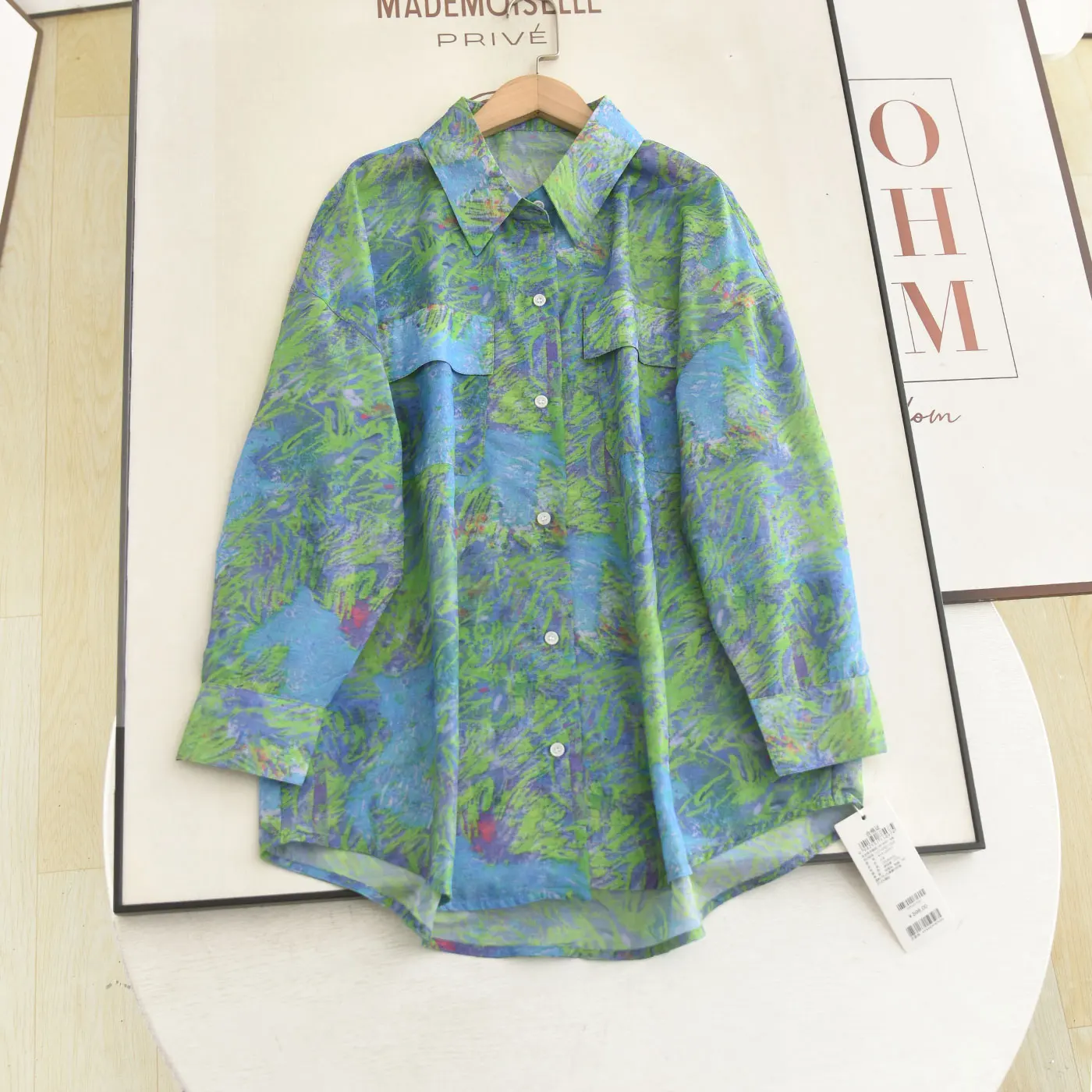 Summer 2026 Women's Loose Sun Protection Shirt Beach Vacation Style Casual Floral Print Slimming Effect Comfortable Long Sleeve
Summer 2026 Women's Loose Sun Protection Shirt Beach Vacation Style Casual Floral Print Slimming Effect Comfortable Long Sleeve