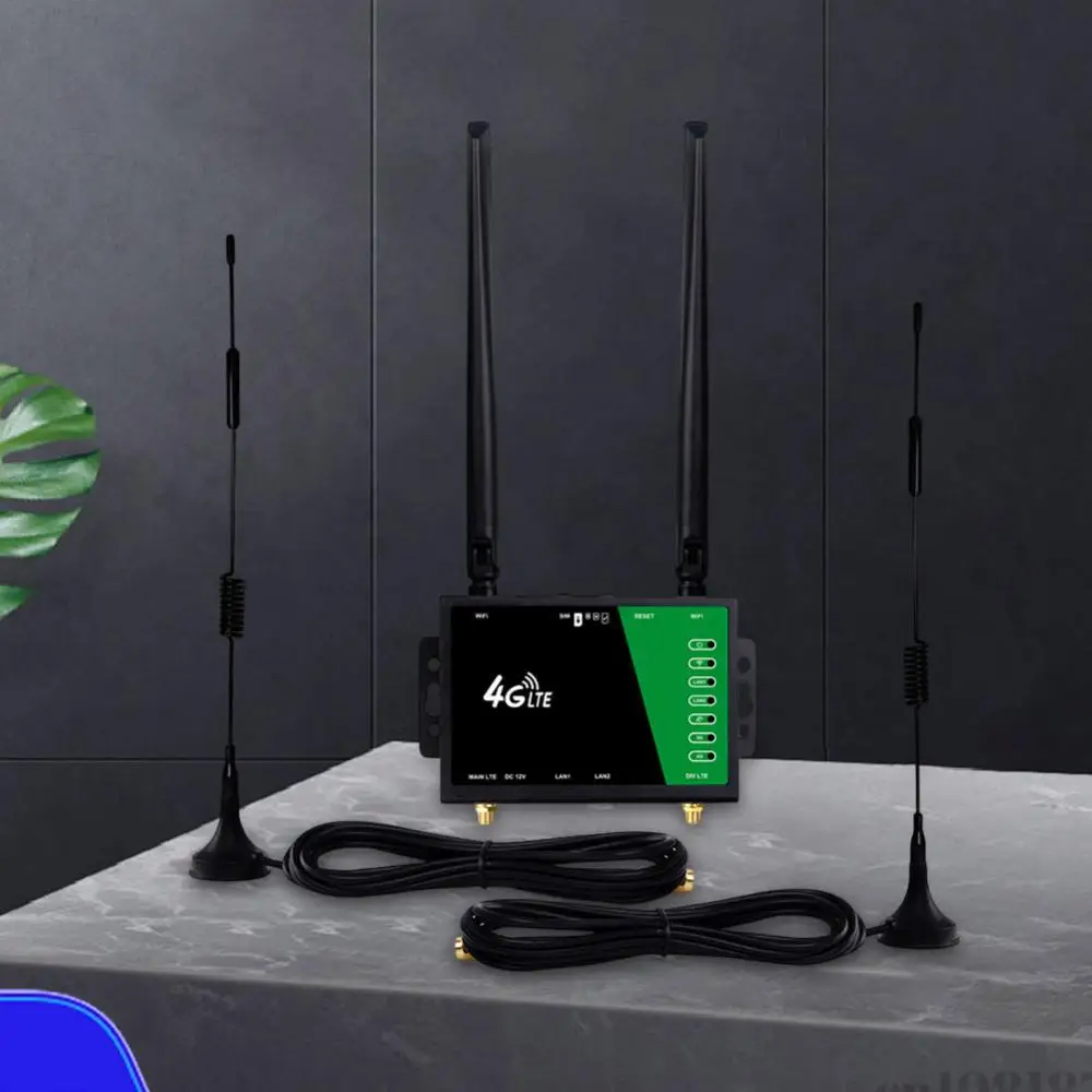 4G Wireless Router with SIM Card Slot 4 Antennas 4G LTE CPE Router 150Mbps Firewall Protection Modem Router for Home Office
4G Wireless Router with SIM Card Slot 4 Antennas 4G LTE CPE Router 150Mbps Firewall Protection Modem Router for Home Office