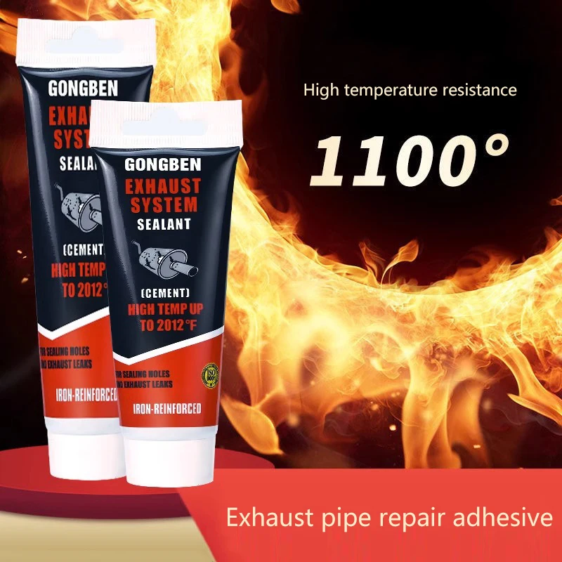 1PC High Temperature Sealant Car Exhaust Pipe Tailpipe Muffler Motorcycle Repair Auto Repair Tool Paste Glue Automotive Metal
1PC High Temperature Sealant Car Exhaust Pipe Tailpipe Muffler Motorcycle Repair Auto Repair Tool Paste Glue Automotive Metal