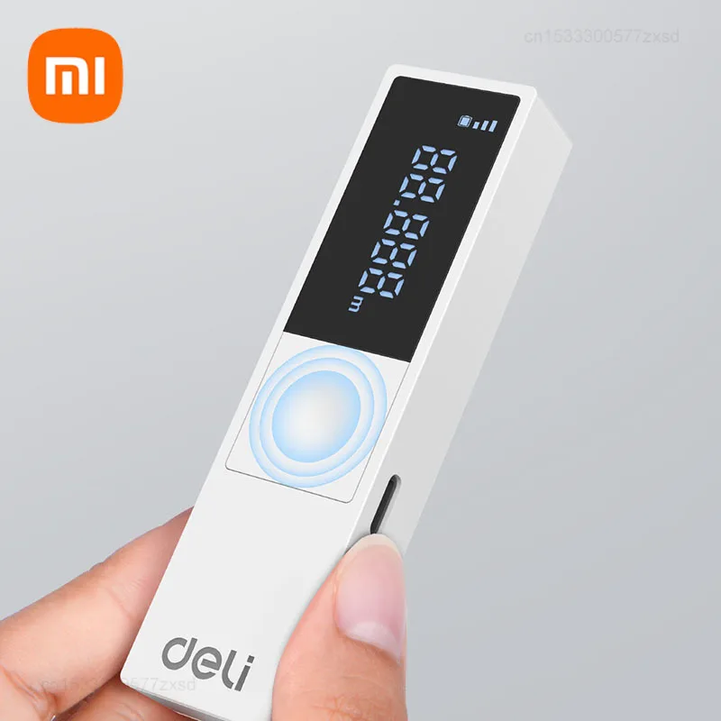Xiaomi Deli 40m Laser Range Finder Electronic Tape Measure High-precision Laser Measuring Ruler Portable Hand Measurement Tools
Xiaomi Deli 40m Laser Range Finder Electronic Tape Measure High-precision Laser Measuring Ruler Portable Hand Measurement Tools