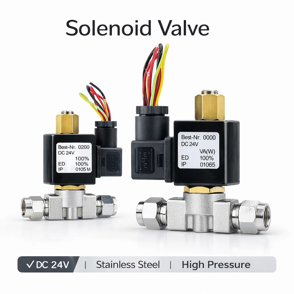 1/4'' Normally Open Stainless Steel Solenoid Valve VX2120-08-SS-NO 2 Way Valve AC220V AC110V DC12V DC24V for Oil Water Gas
1/4'' Normally Open Stainless Steel Solenoid Valve VX2120-08-SS-NO 2 Way Valve AC220V AC110V DC12V DC24V for Oil Water Gas