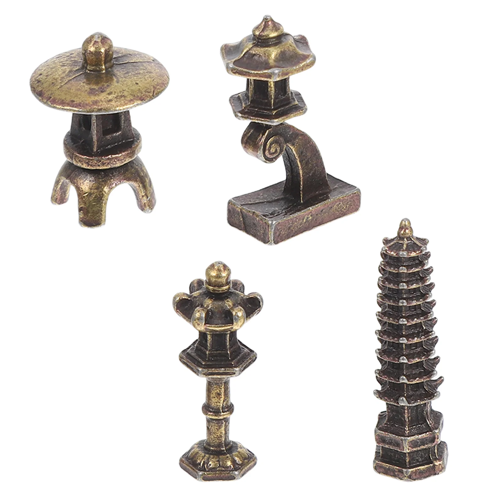 4Pcs Wenchang Tower Miniature Chinese Traditional Buildings Decorative Statues for Bonsai Garden Fish Tank Desktop Home Office
4Pcs Wenchang Tower Miniature Chinese Traditional Buildings Decorative Statues for Bonsai Garden Fish Tank Desktop Home Office