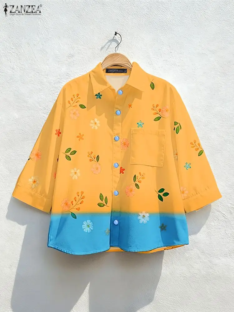 2025 ZANZEA Autumn Vintage Printed Shirts Floral Blouse Women Lapel Neck Long Sleeve Tops Casual Buttons Down Blusas Loose Mujer
2025 ZANZEA Autumn Vintage Printed Shirts Floral Blouse Women Lapel Neck Long Sleeve Tops Casual Buttons Down Blusas Loose Mujer