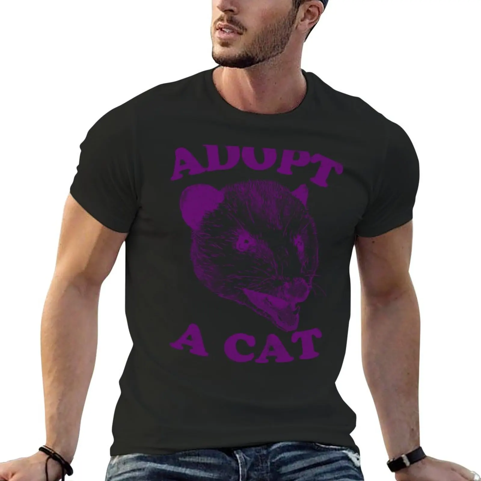 Adopt A Cat T-Shirt cute tops customs design your own animal prinfor boys plain black t shirts men
Adopt A Cat T-Shirt cute tops customs design your own animal prinfor boys plain black t shirts men