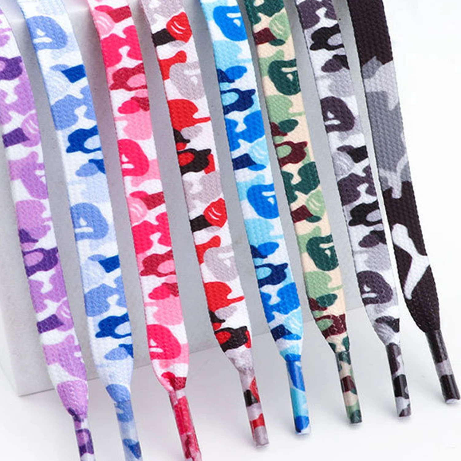 1 Pair Flat Shoe Laces For Sneakers Colorful Shoelaces Camouflage Print Boot 140cm Men And Women Leisure Shoes Lace Shoestring
1 Pair Flat Shoe Laces For Sneakers Colorful Shoelaces Camouflage Print Boot 140cm Men And Women Leisure Shoes Lace Shoestring