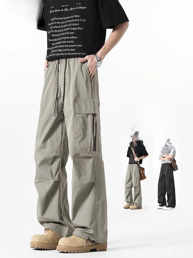 Loose Straight Leg Casual Pants Men's Summer Thin Functional Sle Workwear Trousers Folded Wide Leg Breathable Comfortable
Loose Straight Leg Casual Pants Men's Summer Thin Functional Sle Workwear Trousers Folded Wide Leg Breathable Comfortable