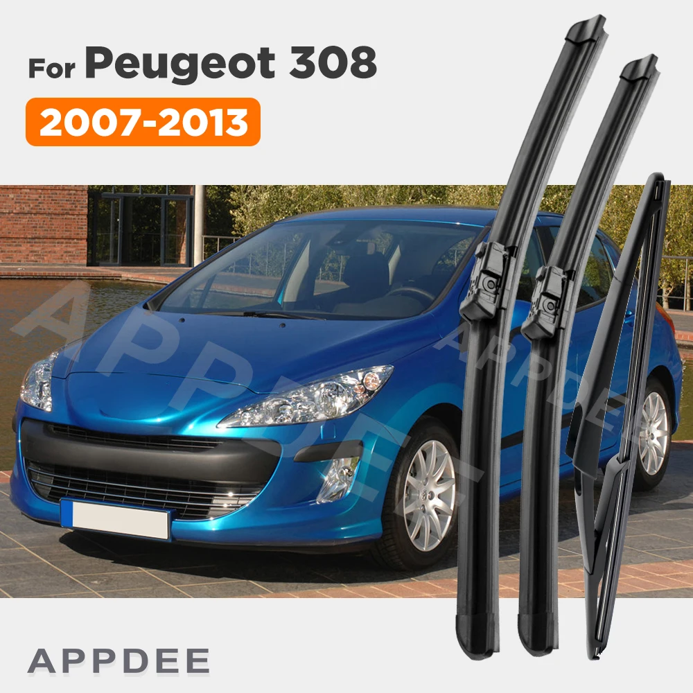 APPDEE Wiper Front & Rear Wiper Blades Set For Peugeot 308 T7 Hatchback 2007-2013 Windshield Windscreen Front Window 30"+26"+12"
APPDEE Wiper Front & Rear Wiper Blades Set For Peugeot 308 T7 Hatchback 2007-2013 Windshield Windscreen Front Window 30"+26"+12"