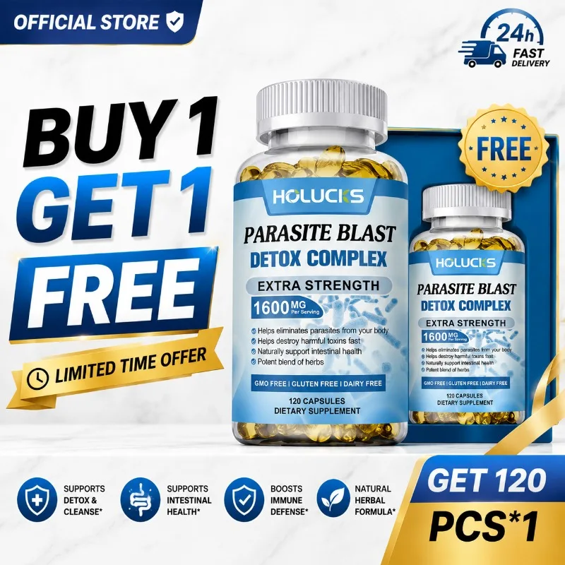 Parasite Blast Detox Capsules, with Black Walnut & Wormwood, Support Gut Health & Defend Against Germs, Cleanse Toxins
Parasite Blast Detox Capsules, with Black Walnut & Wormwood, Support Gut Health & Defend Against Germs, Cleanse Toxins