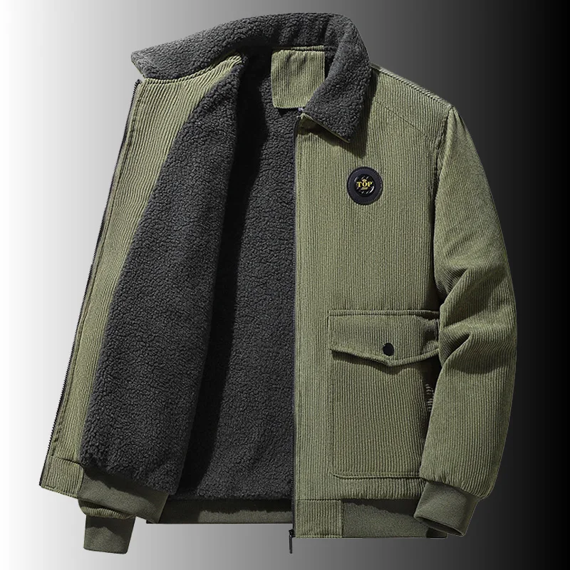 Men's Winter Corduroy Fleece Coats Slim Jackets Warm Parkas Casual Jaquetas New Male Fashion Thicker Outwear Jackets M-5XL
Men's Winter Corduroy Fleece Coats Slim Jackets Warm Parkas Casual Jaquetas New Male Fashion Thicker Outwear Jackets M-5XL
