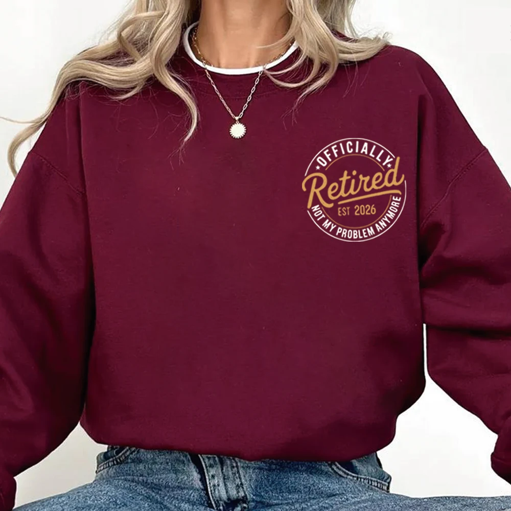 Funny Retirement Sweatshirt Unisex Retired 2026 Shirt Teacher Retirement Long Sleeves Sweatshirts Retirement Gifts for Women
Funny Retirement Sweatshirt Unisex Retired 2026 Shirt Teacher Retirement Long Sleeves Sweatshirts Retirement Gifts for Women